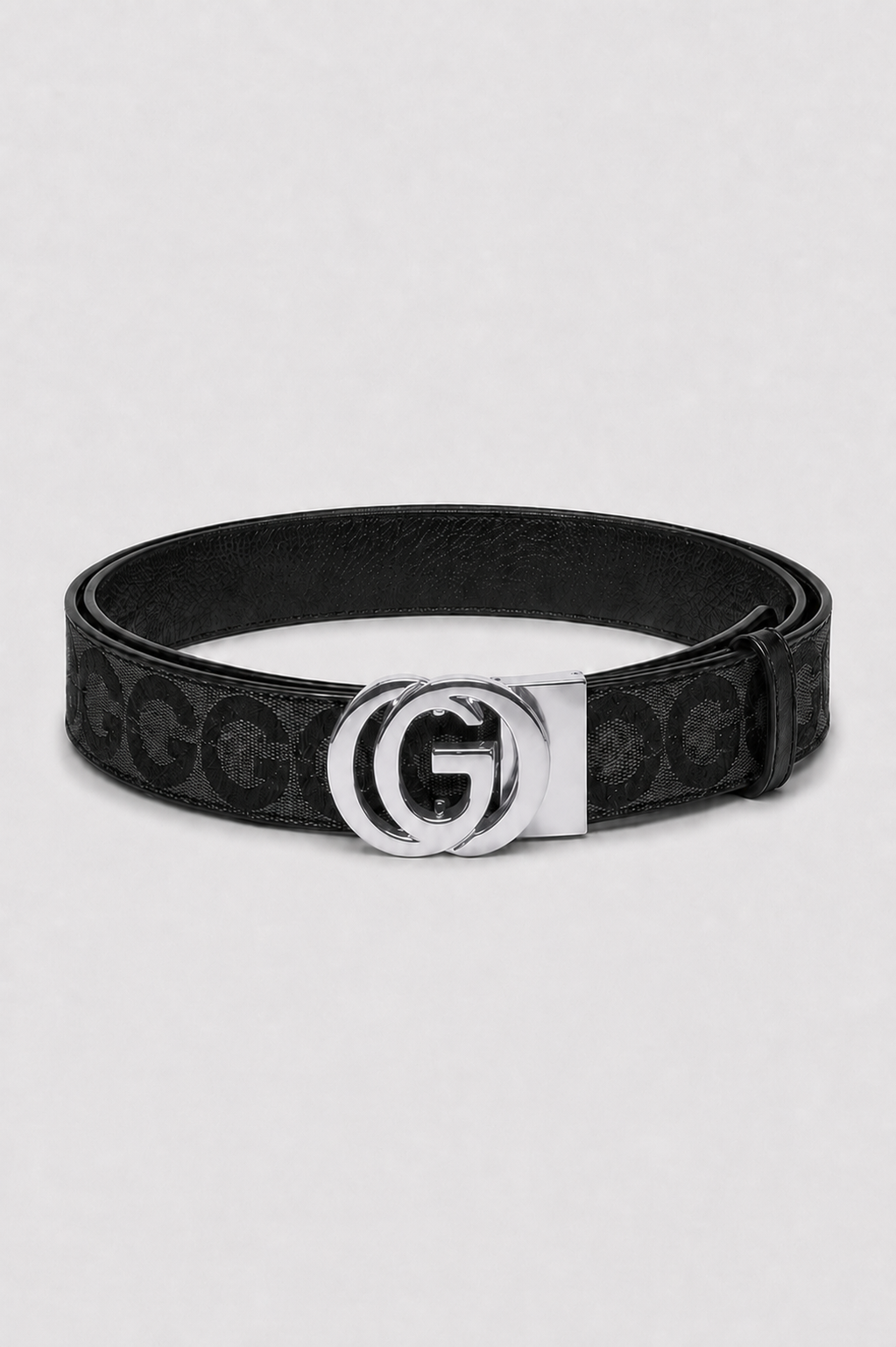Gucci Designer Belt (Silver)