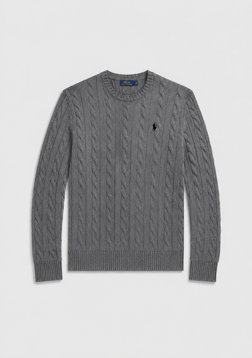 Grey Polo Sweater