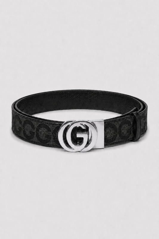Gucci Designer Belt (Silver)