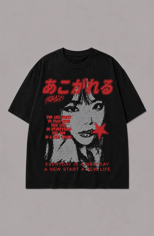 Japanese Vintage Manga Baggy Shirt
