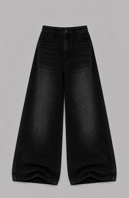 Black Extra Baggy Jeans