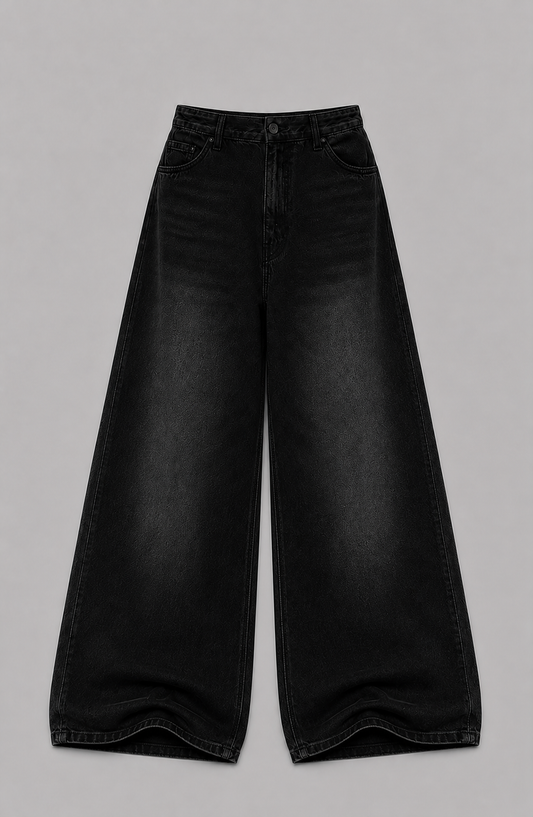 Black Extra Baggy Jeans
