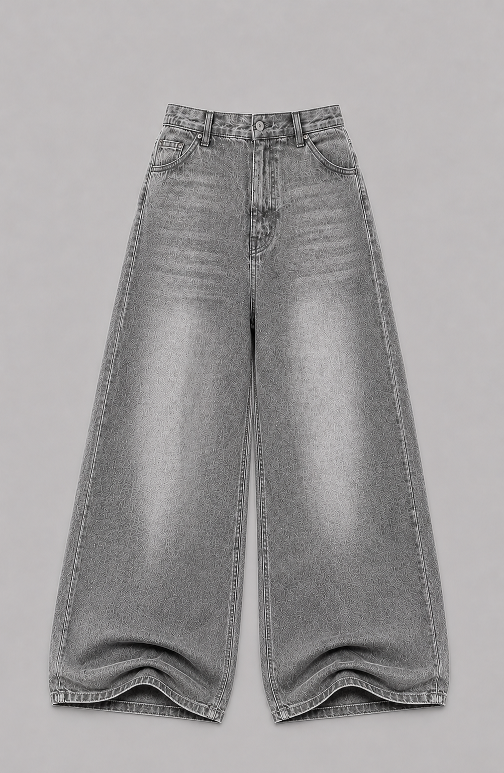 Grey Extra Baggy Jeans