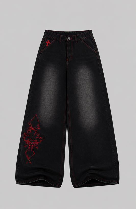 Red Cross Extra Baggy Jeans
