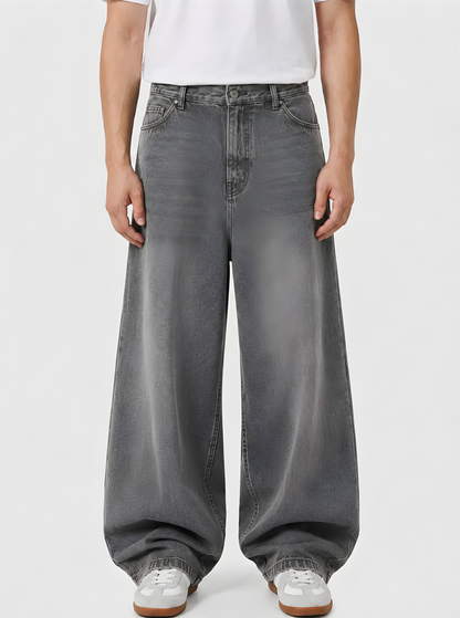 Grey Extra Baggy Jeans