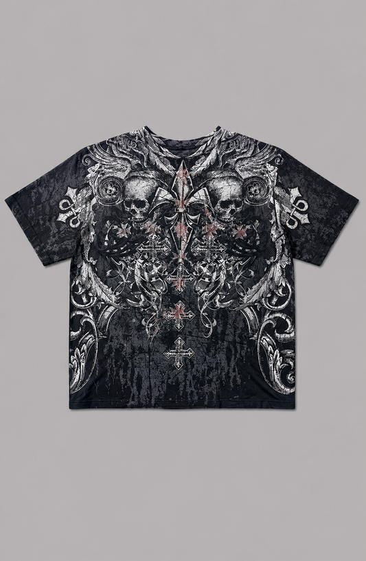 Gothic Skull Baggy Shirt