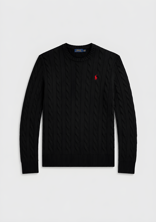 Black Polo Sweater