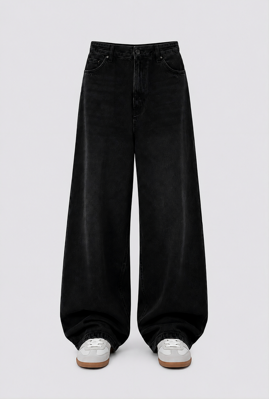 Black Extra Baggy Jeans